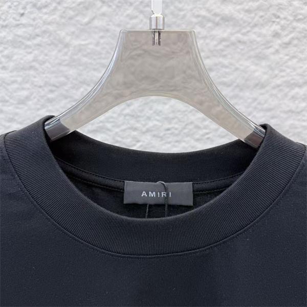 AMIRI SOUNDS ロゴ刺繍 半袖 AMIRI アミリ コピー Tシャツ【2026夏トレンド】男女兼用