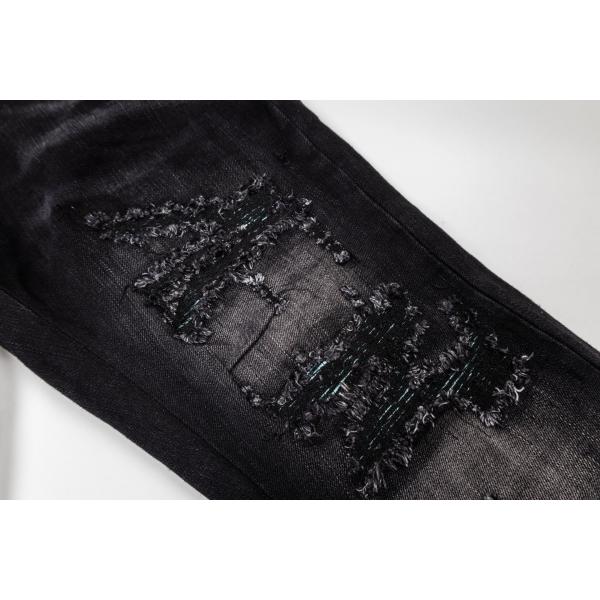 AMIRI アミリ コピー ストリートジーンズ 超人気 クラッシュリペア グラデーションデニム ヴィンテージウォッシュ