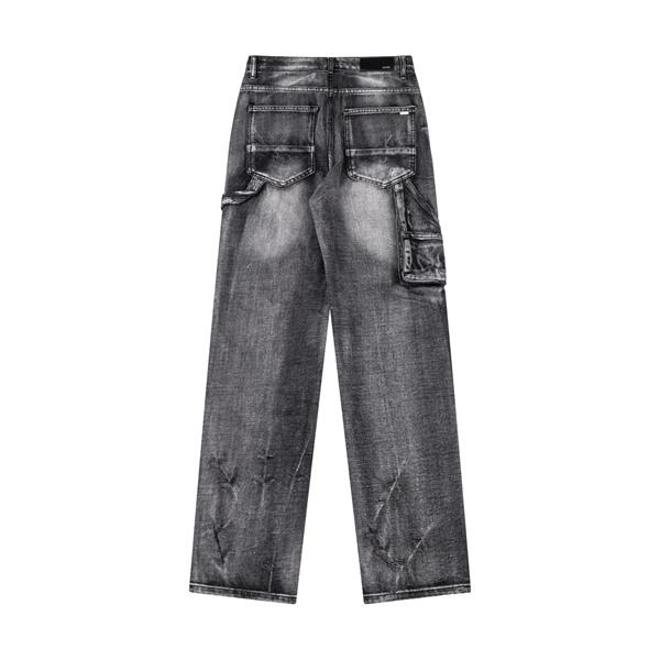 2026人気 ワッペンクラッシュデニム AMIRI アミリ コピー  ペイントウォッシュ ストリート スキニージーンズ 話題 売れ筋