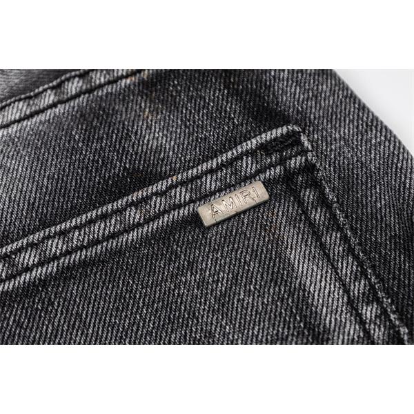2026人気 ワッペンクラッシュデニム AMIRI アミリ コピー  ペイントウォッシュ ストリート スキニージーンズ 話題 売れ筋