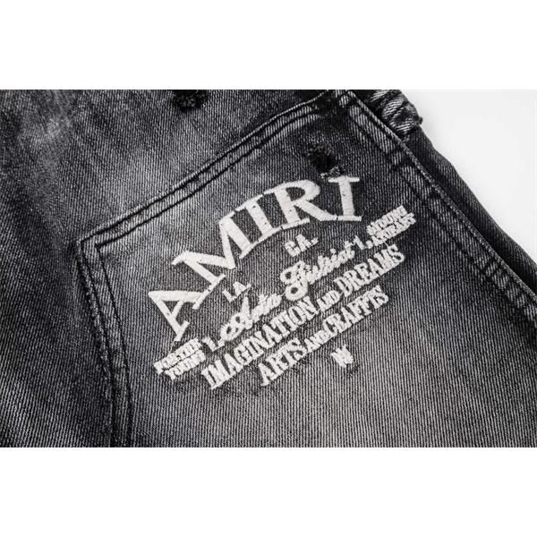 2026人気 ワッペンクラッシュデニム AMIRI アミリ コピー  ペイントウォッシュ ストリート スキニージーンズ 話題 売れ筋
