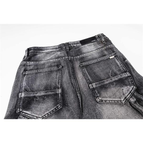 2026人気 ワッペンクラッシュデニム AMIRI アミリ コピー  ペイントウォッシュ ストリート スキニージーンズ 話題 売れ筋