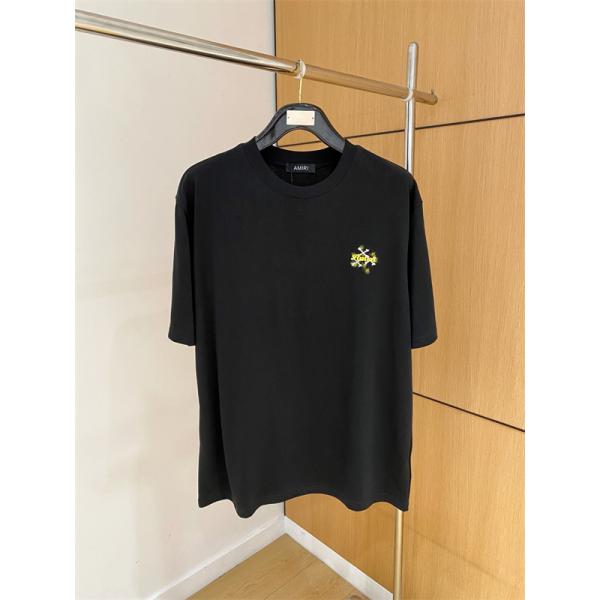 ミニロゴデザイン ルーズシルエット AMIRI アミリ コピー Tシャツ  ストリート人気 急上昇 話題アイテム 洗練コーデ映え