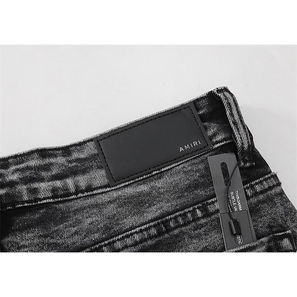 エンジェルプリント クラッシュ AMIRI アミリ コピー デニム ウォッシュ仕上げ スリムライン 圧倒的オーラ