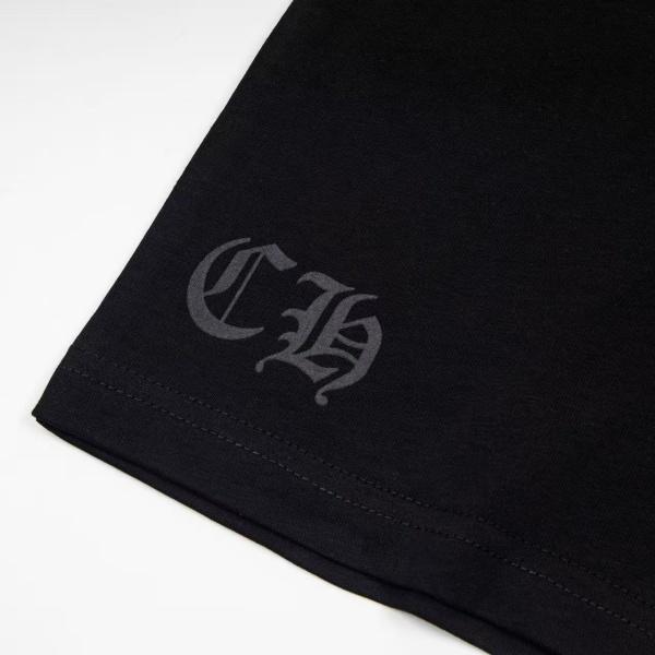CHROME HEARTS クロムハーツ 2026限定 フローラルスノークロス バックプリント 半袖Tシャツ ラインアート 十字架ロゴ オーバーサイズ カットソー メンズ レディース