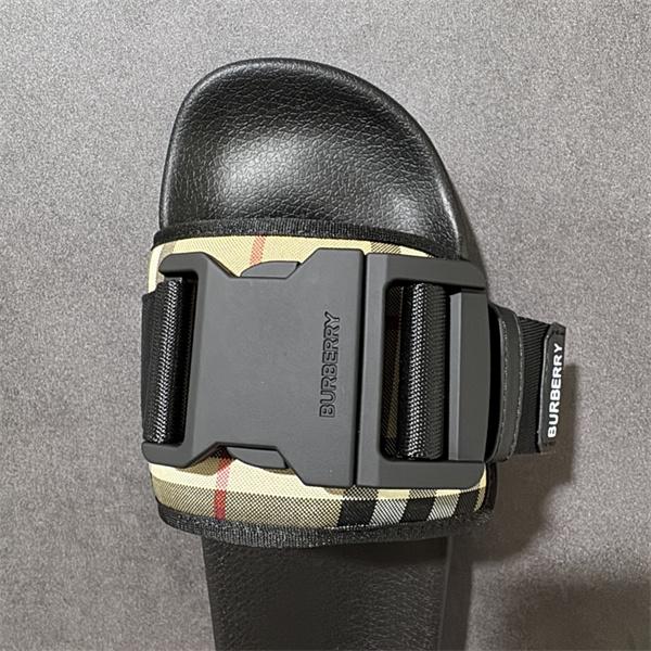 【2026夏新作】クラシックチェック スリッパ バーバリーサンダルコピーBurberry haymarket Vintage 