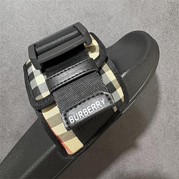 【2026夏新作】クラシックチェック スリッパ バーバリーサンダルコピーBurberry haymarket Vintage 