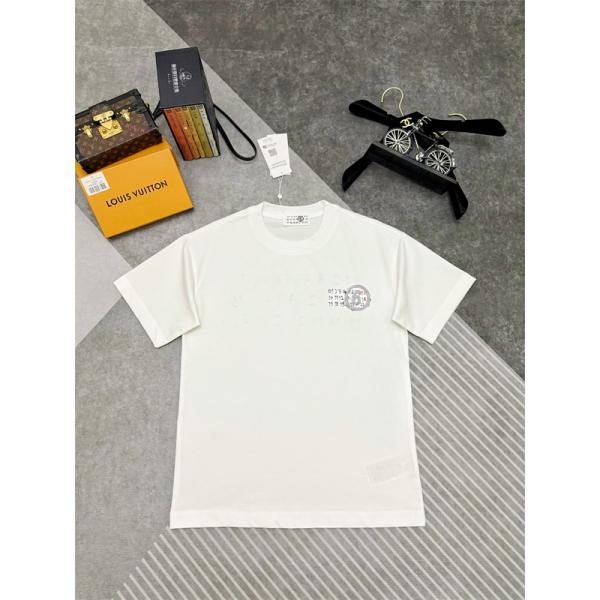 ワンポイントロゴ ミニマル系 人気 Maison Margiela メゾンマルジェラ コピー Tシャツ 高見え カジュアル メンズ レディース