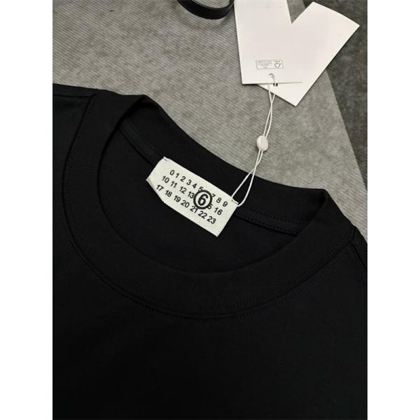 ワンポイントロゴ ミニマル系 人気 Maison Margiela メゾンマルジェラ コピー Tシャツ 高見え カジュアル メンズ レディース