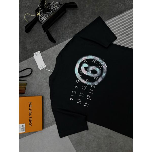 ワンポイントロゴ ミニマル系 人気 Maison Margiela メゾンマルジェラ コピー Tシャツ 高見え カジュアル メンズ レディース