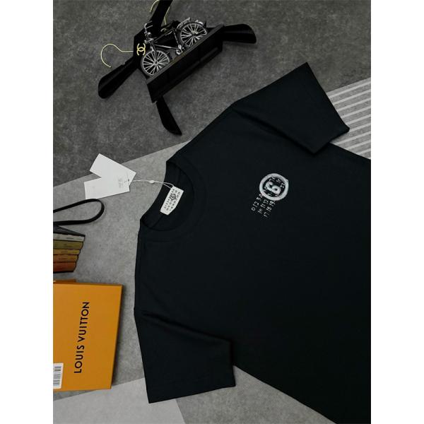 ワンポイントロゴ ミニマル系 人気 Maison Margiela メゾンマルジェラ コピー Tシャツ 高見え カジュアル メンズ レディース
