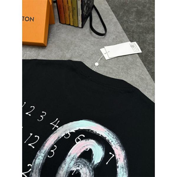 ワンポイントロゴ ミニマル系 人気 Maison Margiela メゾンマルジェラ コピー Tシャツ 高見え カジュアル メンズ レディース
