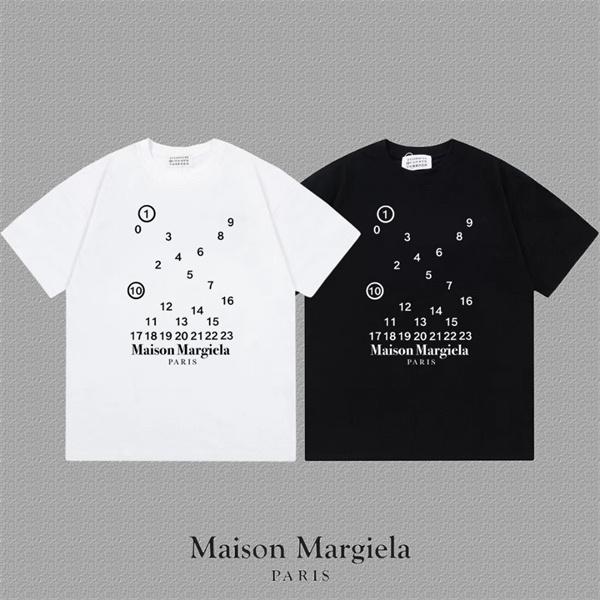 ナンバーロゴプリント ミニマルモード 人気 Maison Margiela メゾンマルジェラ コピー Tシャツ メンズ レディース