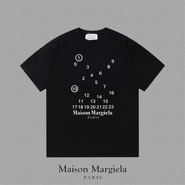 ナンバーロゴプリント ミニマルモード 人気 Maison Margiela メゾンマルジェラ コピー Tシャツ メンズ レディース