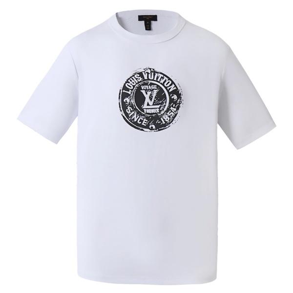 LOUIS VUITTON ルイヴィトン 2026 ヴィンテージサークルロゴ プリント 半袖Tシャツ クラシック クルーネック コットン カジュアル ストリート メンズ レディース