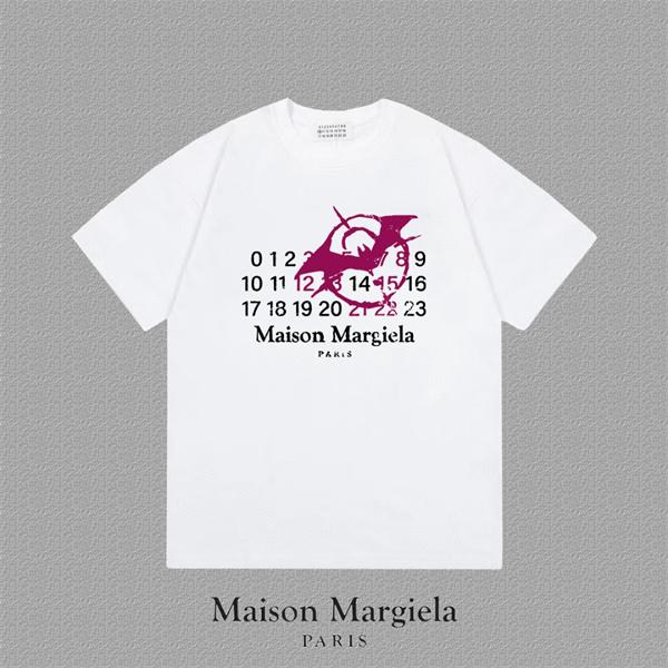ロゴデザイン アートプリント ルーズフィット ストリート Maison Margiela メゾンマルジェラ コピー Tシャツ 爆売れ