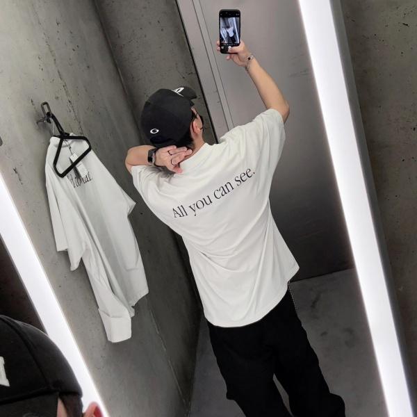 BALENCIAGA バレンシアガ 2026 360 Sunglasses グラフィックプリント 半袖Tシャツ オーバーフィット ロゴデザイン モード ストリート カジュアル メンズ レディース