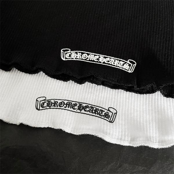 定番☆☆Chrome Heartsクロムハーツタンクトップ コピーレディースファッション黒色ホワイト