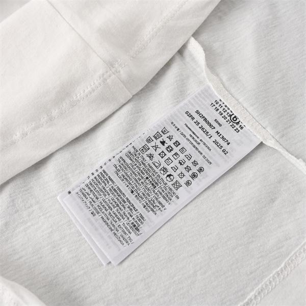 ins人気 Maison Margiela メゾンマルジェラ コピー Tシャツ 半袖ロゴ 上品モード 通勤カジュアル 軽やか