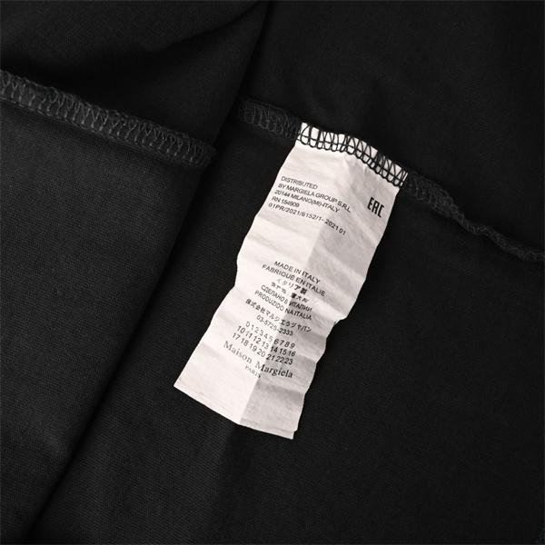 ハイネック半袖 Vintage加工 ダメージ風 Maison Margiela メゾンマルジェラ コピー Tシャツ モードストリート