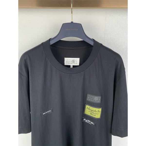 半袖ロゴ ミニマルモード 爽やかサマー ins人気 男女兼用 Maison Margiela メゾンマルジェラ コピー Tシャツ 爆売れ