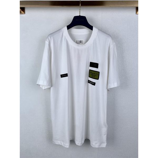 半袖ロゴ ミニマルモード 爽やかサマー ins人気 男女兼用 Maison Margiela メゾンマルジェラ コピー Tシャツ 爆売れ
