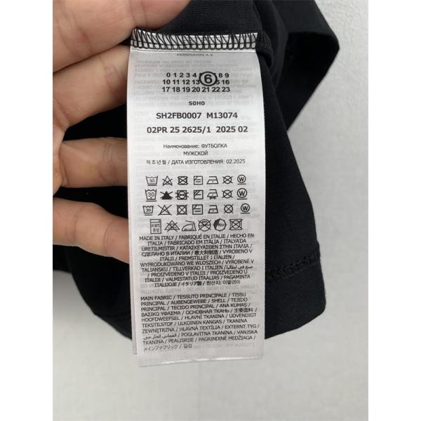半袖ロゴ ミニマルモード 爽やかサマー ins人気 男女兼用 Maison Margiela メゾンマルジェラ コピー Tシャツ 爆売れ