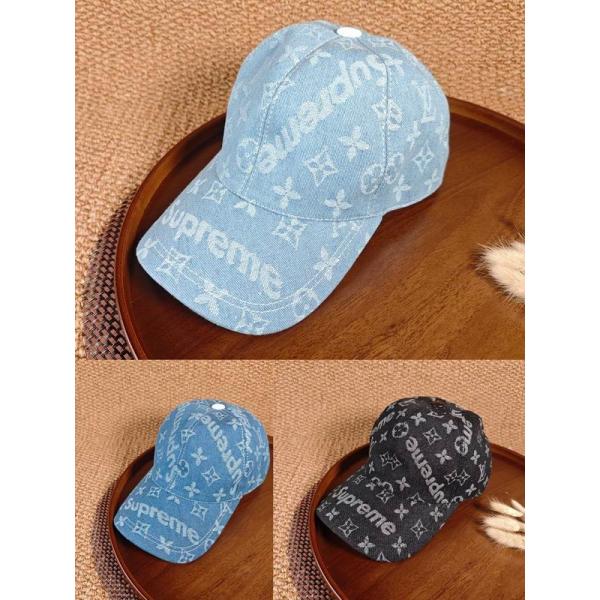 Louis Vuitton x Supremeコラボ野球帽☆ルイヴィトンキャップコピー2026トレンド3色