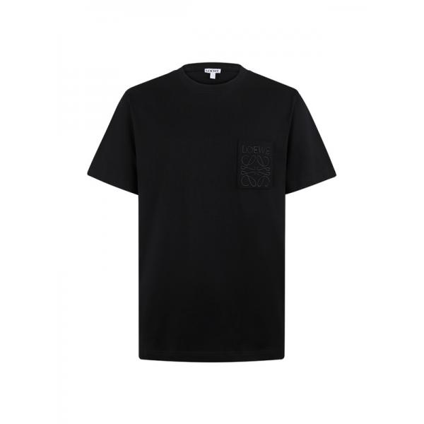 ロゴ型押し 大人に選ばれる 着回し抜群 人気加速中 LOEWE ロエベ コピー Tシャツ メンズ
