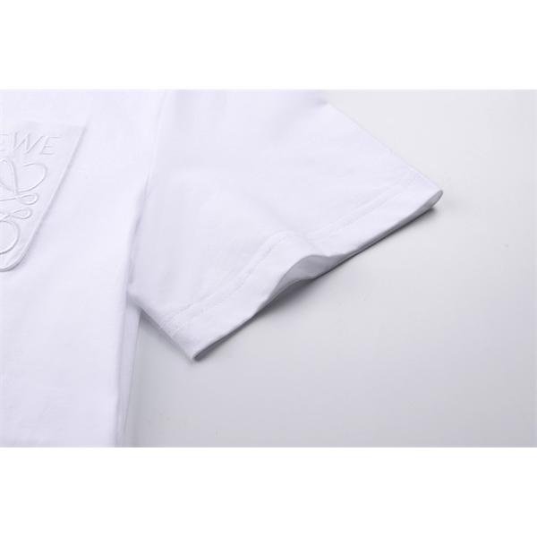 ロゴ型押し 大人に選ばれる 着回し抜群 人気加速中 LOEWE ロエベ コピー Tシャツ メンズ