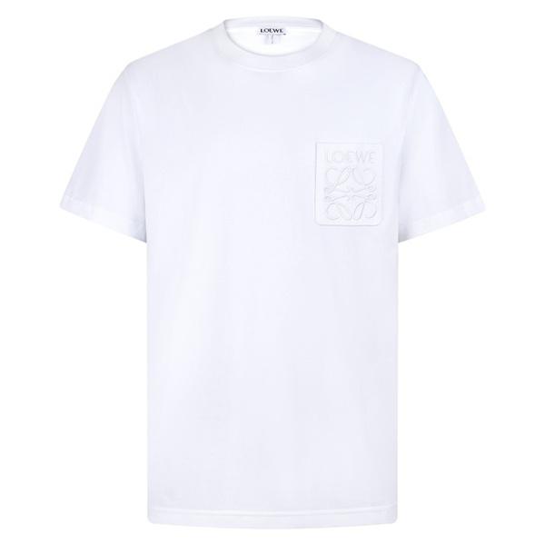 ロゴ型押し 大人に選ばれる 着回し抜群 人気加速中 LOEWE ロエベ コピー Tシャツ メンズ