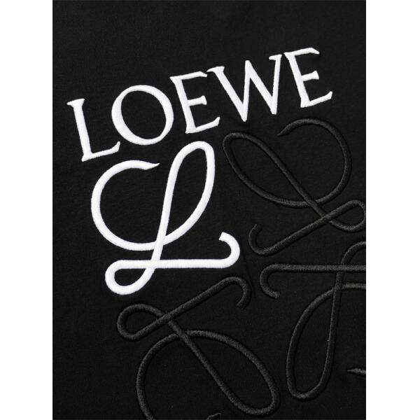 おしゃれ男子に選ばれる LOEWE ロエベ コピー 半袖トップス メンズ 立体刺繍 写真映えデザイン