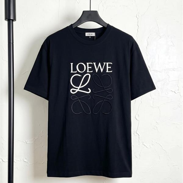おしゃれ男子に選ばれる LOEWE ロエベ コピー 半袖トップス メンズ 立体刺繍 写真映えデザイン