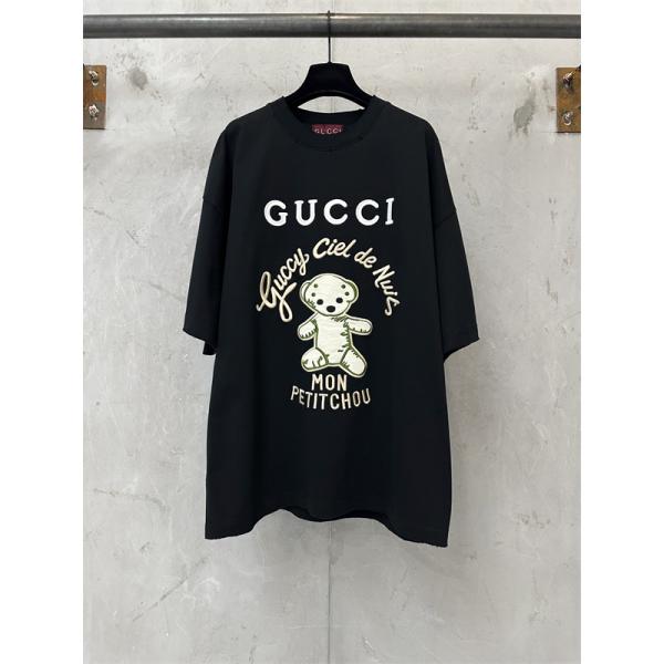 GUCCI  26ss 新作グッチtシャツスーパーコピーユニセックスストリートファッション個性的