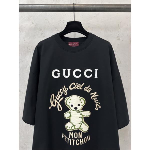 GUCCI  26ss 新作グッチtシャツスーパーコピーユニセックスストリートファッション個性的