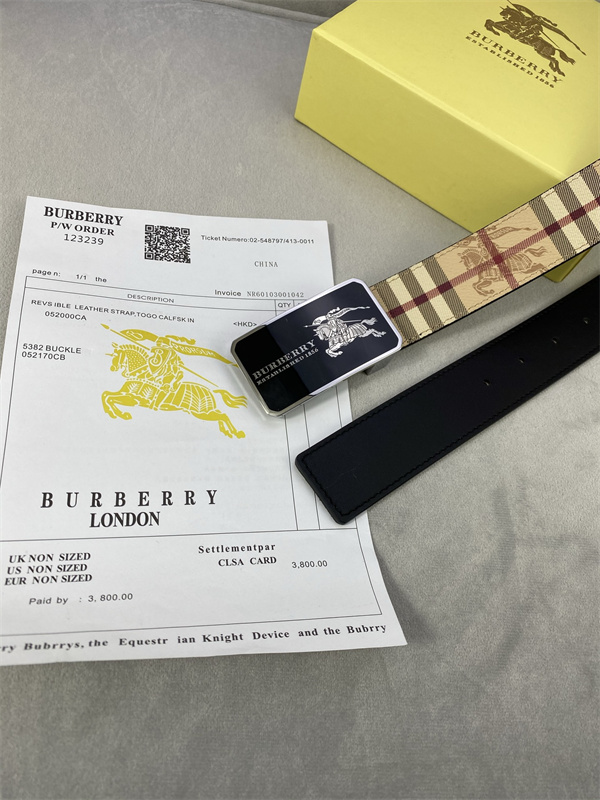 26ss 新作 チェック柄 メンズ レディース BURBERRY バーバリー コピー ベルト 人気アクセサリー 高品質
