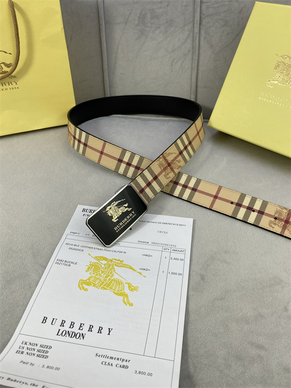26ss 新作 チェック柄 メンズ レディース BURBERRY バーバリー コピー ベルト 人気アクセサリー 高品質