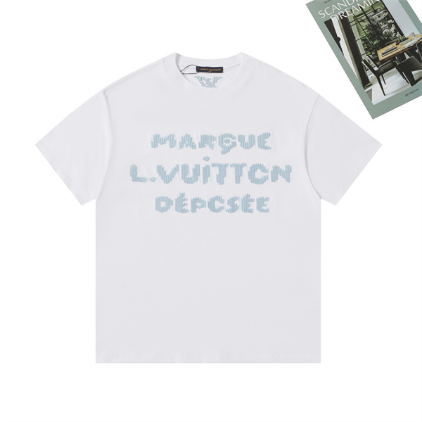 LOUIS VUITTON ルイヴィトン コピー Tシャツ カジュアル半袖 メンズ シンプルデザイン 人気商品 快適着用