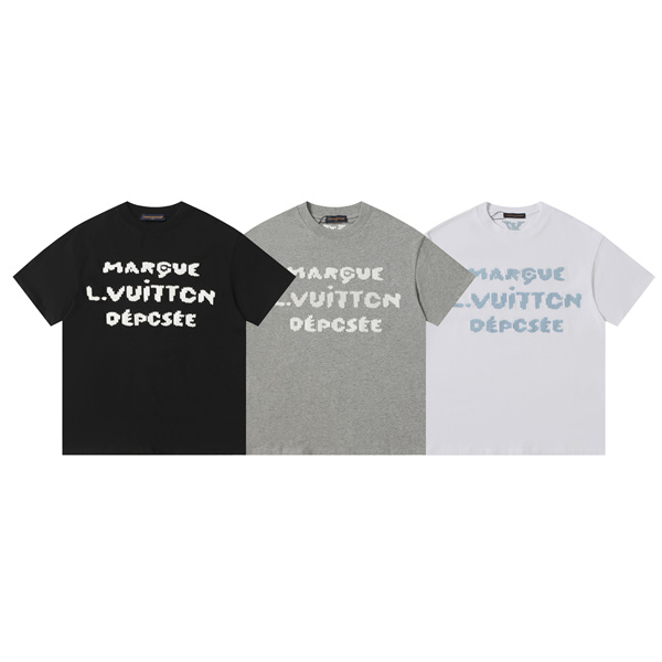 LOUIS VUITTON ルイヴィトン コピー Tシャツ カジュアル半袖 メンズ シンプルデザイン 人気商品 快適着用