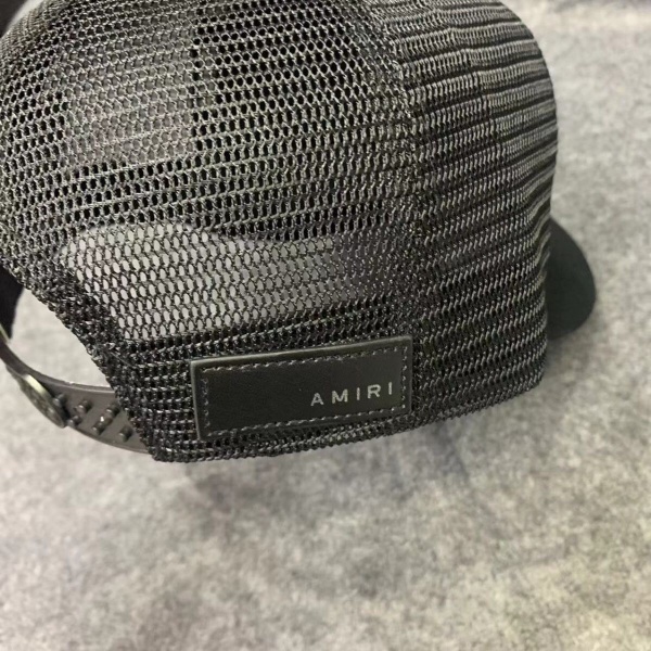 AMIRI アミリ メッシュキャップ クロスロゴ刺繍 グラフィックデザイン トラッカーキャップ サイズ調整可能 ストリート ユニセックス