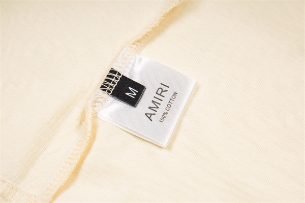 ダイスロゴ 半袖 メンズ バックプリント ワンポイント刺繍 ワイドシルエット AMIRI アミリ コピー Tシャツ ストリートカジュアル 人気トップス