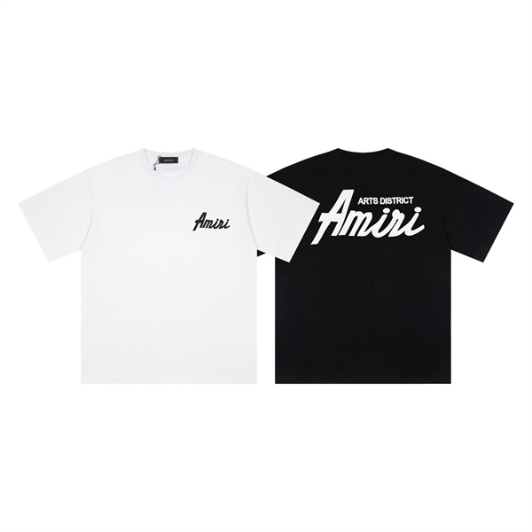 ワンポイントロゴ メンズ バックプリント リラックスフィット 個性派デザイン AMIRI アミリ コピー 半袖カットソー デイリーコーデ