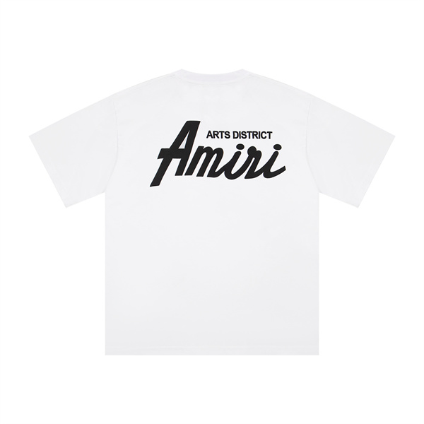 ワンポイントロゴ メンズ バックプリント リラックスフィット 個性派デザイン AMIRI アミリ コピー 半袖カットソー デイリーコーデ