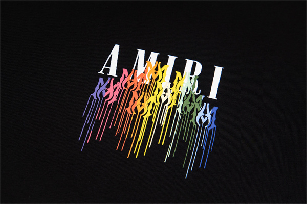 ワンポイントロゴ メンズ バックプリント ペイントデザイン リラックスフィット AMIRI アミリ コピー 半袖カットソー デイリーコーデ