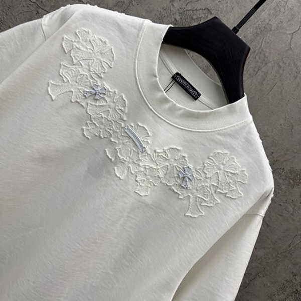 Ch クロス クロムハーツ tシャツ 白 CHROME HEARTS TEE 白 M 新品