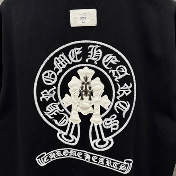 CHROME HEARTS クロムハーツ バックグラフィック 半袖Tシャツ ラインデザイン クルーネック オーバーサイズ