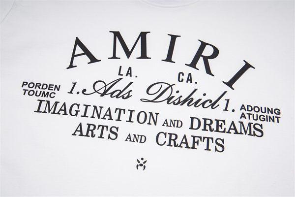 バックロゴ 半袖 大胆プリント ワイドシルエット 個性派ストリート AMIRI アミリ コピー Tシャツ メンズ デイリーコーデ 人気急上昇