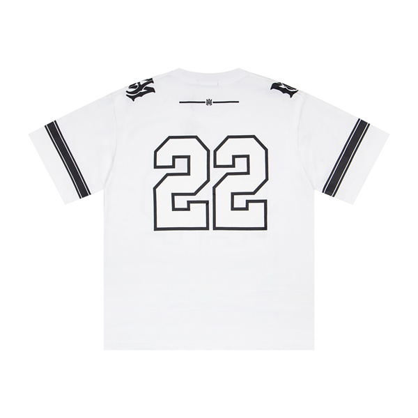 ワンポイント22 メンズ バックデザイン ナンバープリント ストリートカジュアル AMIRI アミリ コピー Tシャツ 注目アイテム