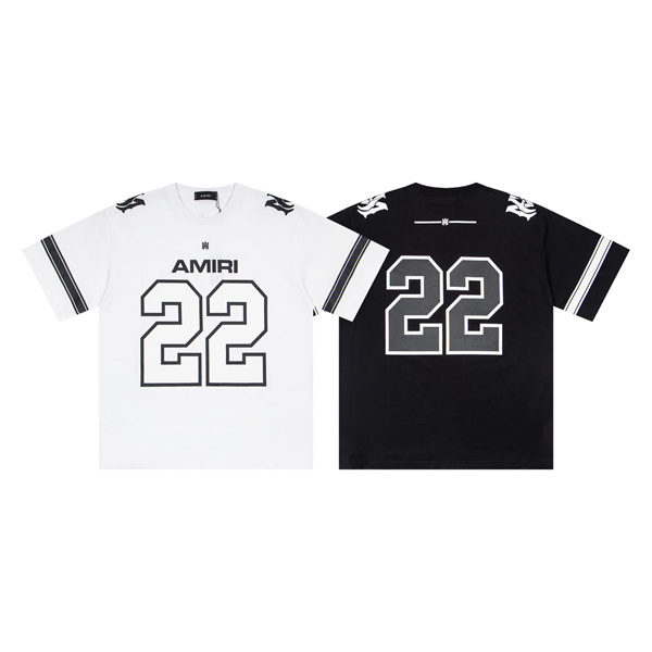 ワンポイント22 メンズ バックデザイン ナンバープリント ストリートカジュアル AMIRI アミリ コピー Tシャツ 注目アイテム
