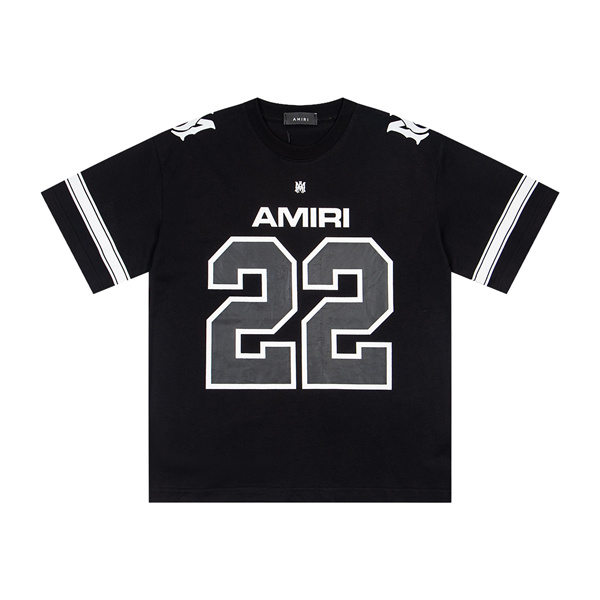 ワンポイント22 メンズ バックデザイン ナンバープリント ストリートカジュアル AMIRI アミリ コピー Tシャツ 注目アイテム